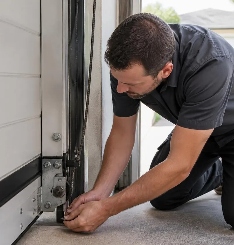 Off Track Door Repair in Bay Pines